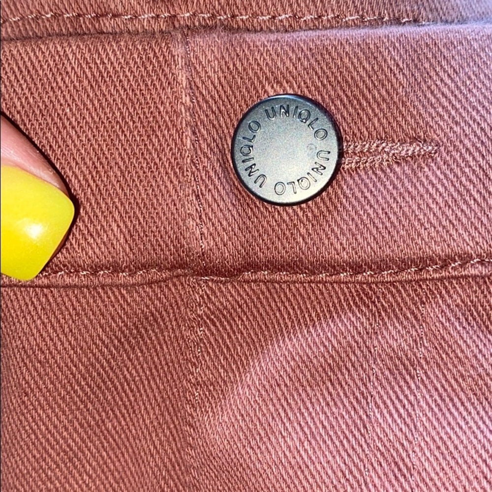 Uniqlo stretch jeans.